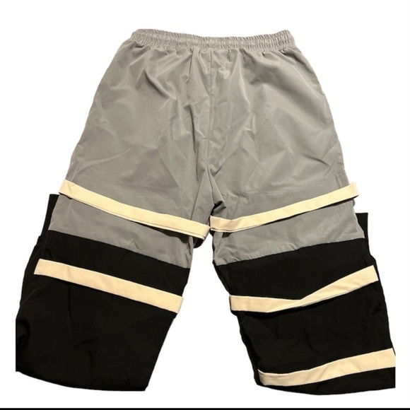 CARGO pants. Gray, black, and cream. NWT - Picture 2 of 5